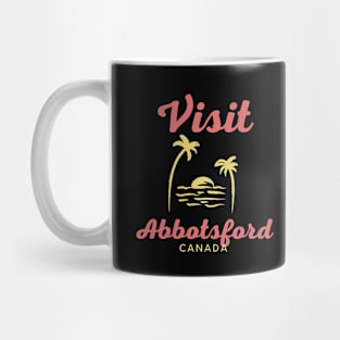 Abbotsford Canada - Funny Canadian Beach Art Mug